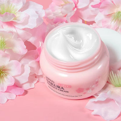 60G Japan Sakura Essence Cream Cherry Blossom Facial Cream Moisturizing Improving Dryness & Roughness Face Skin Care