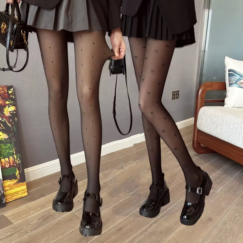 Winter Women Leggings 80/200G Fleece Warm Stockings Skin Effect Tights 2025 Female Print Leggings High-Elastic Thermal Pants