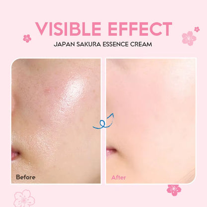 60G Japan Sakura Essence Cream Cherry Blossom Facial Cream Moisturizing Improving Dryness & Roughness Face Skin Care