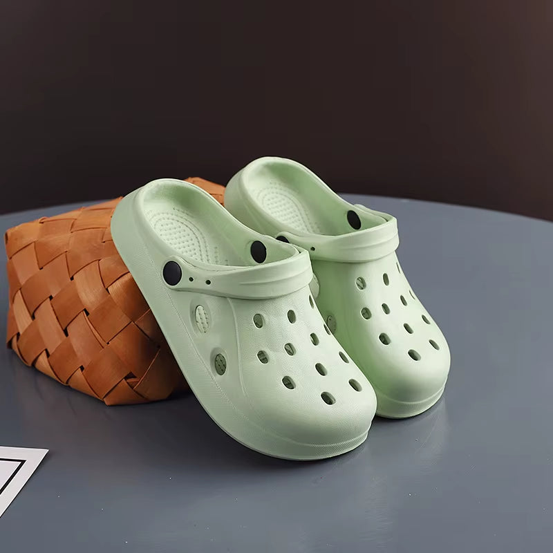 Mens Summer Beach Sandals Unisex Casual Garden Clogs Outdoor Wide Toe Cross Sandals for Ladies Non Slip House Shower Slippers