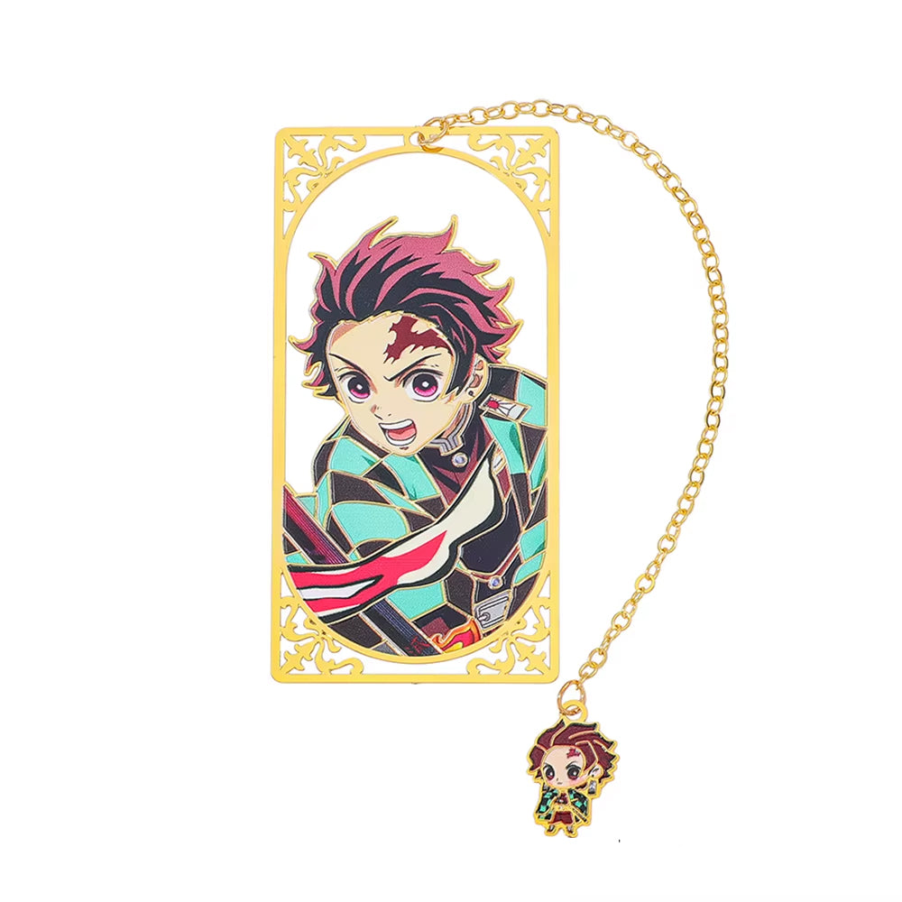 Japanese Anime Kimetsu No Yaiba Metal Bookmark